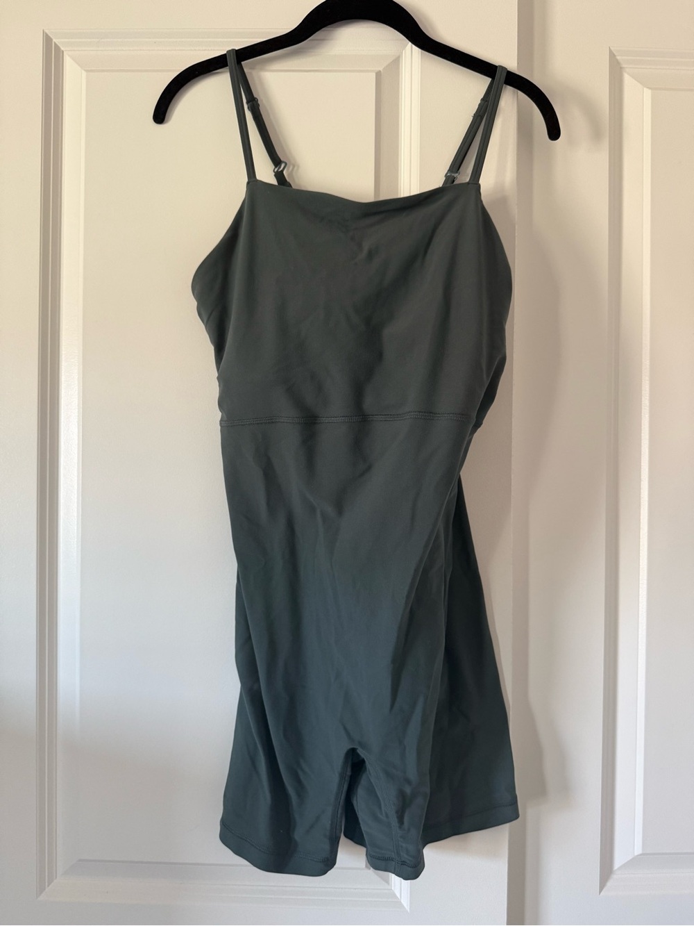 Old Navy Charcoal Green One-Piece Active Romper